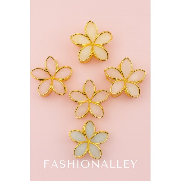 Fashion Alley 8 Cm Flower Hair Claw For Women Pack Of 12 Pc Fashion Alley 8 Cm Flower Hair Claw For Women Pack Of 12 Pc