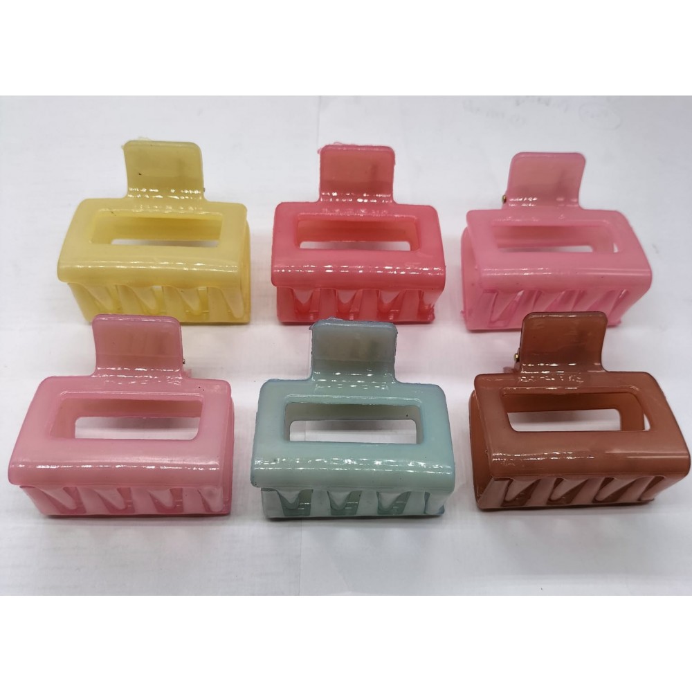 Fashion Alley 5 Cm Hair Claw For Women Pack Of 12 Pc