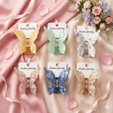 Fashion Alley Butterfly  5 Cm Hair Claw For Women Pack Of 12 Pc