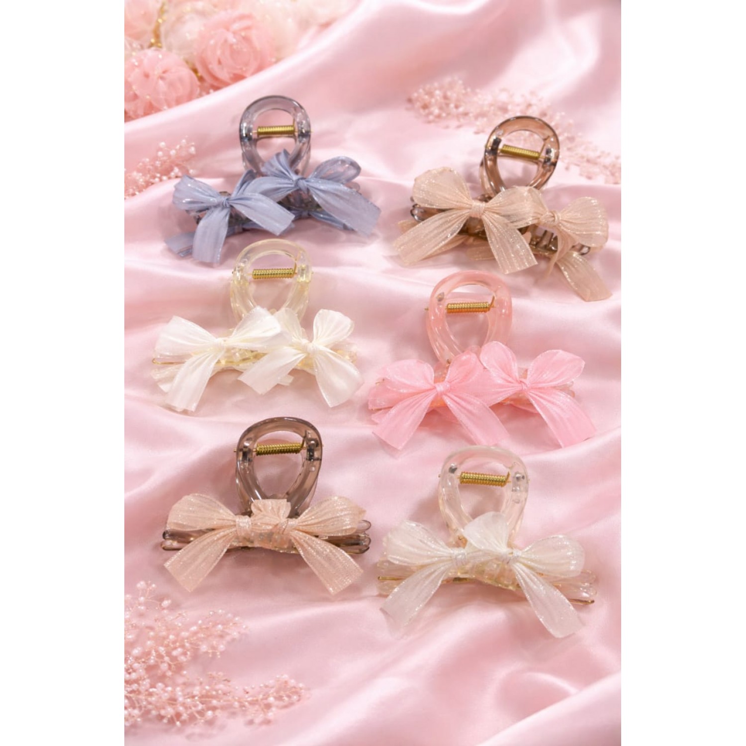 Fashion Alley 7 Cm Hair Claw For Women Pack Of 12 Pc