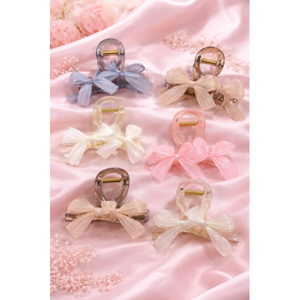 Fashion Alley 7 Cm Hair Claw For Women Pack Of 12 Pc