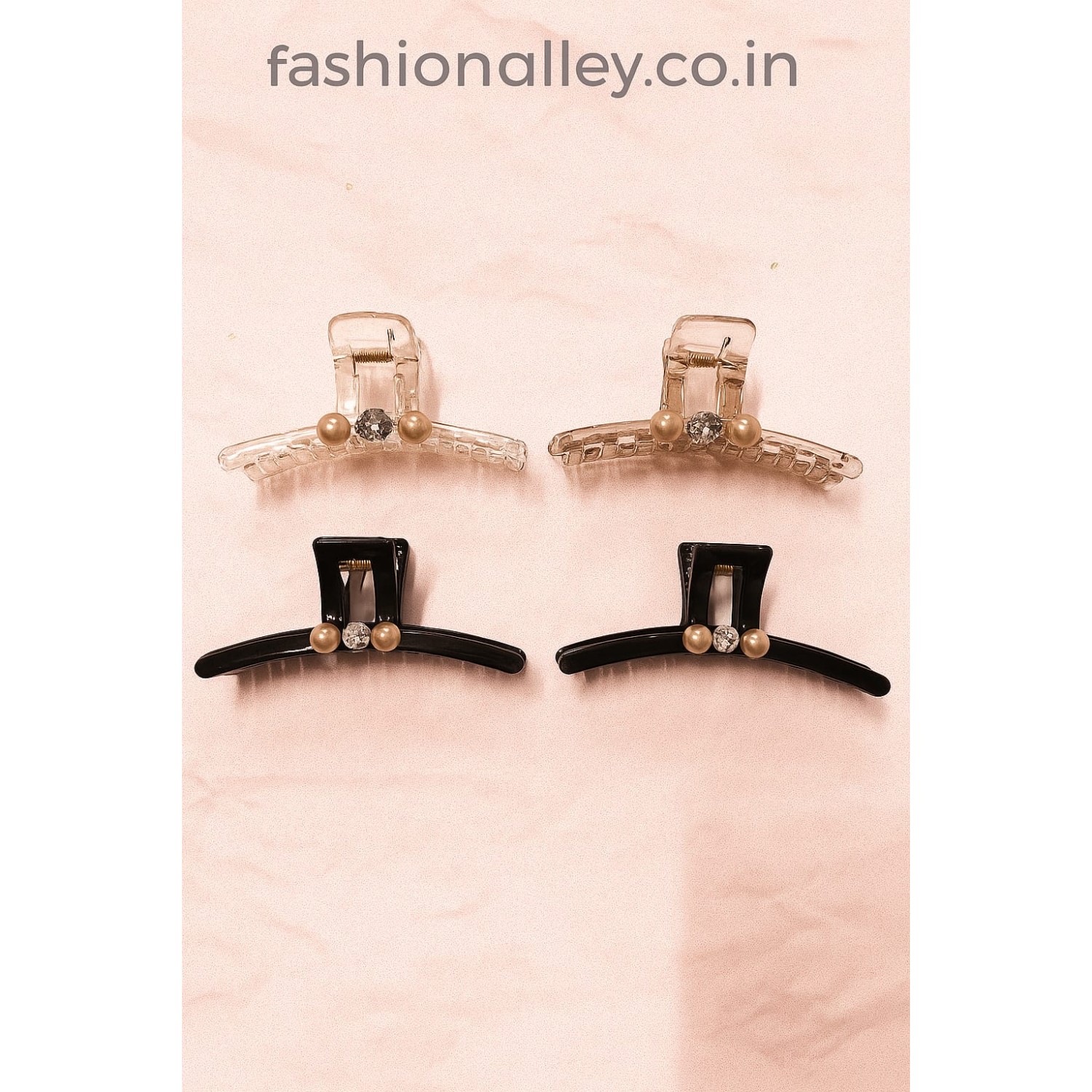 Fashion Alley 13 Cm Hair Claw For Women Pack Of 12 Pc