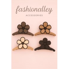 Fashion Alley 9 CM Hair Claw For Women Pack Of 12