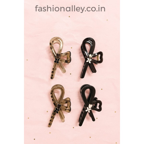 Fashion Alley 12 Cm Hair Claw For Women Pack Of 12 Pc