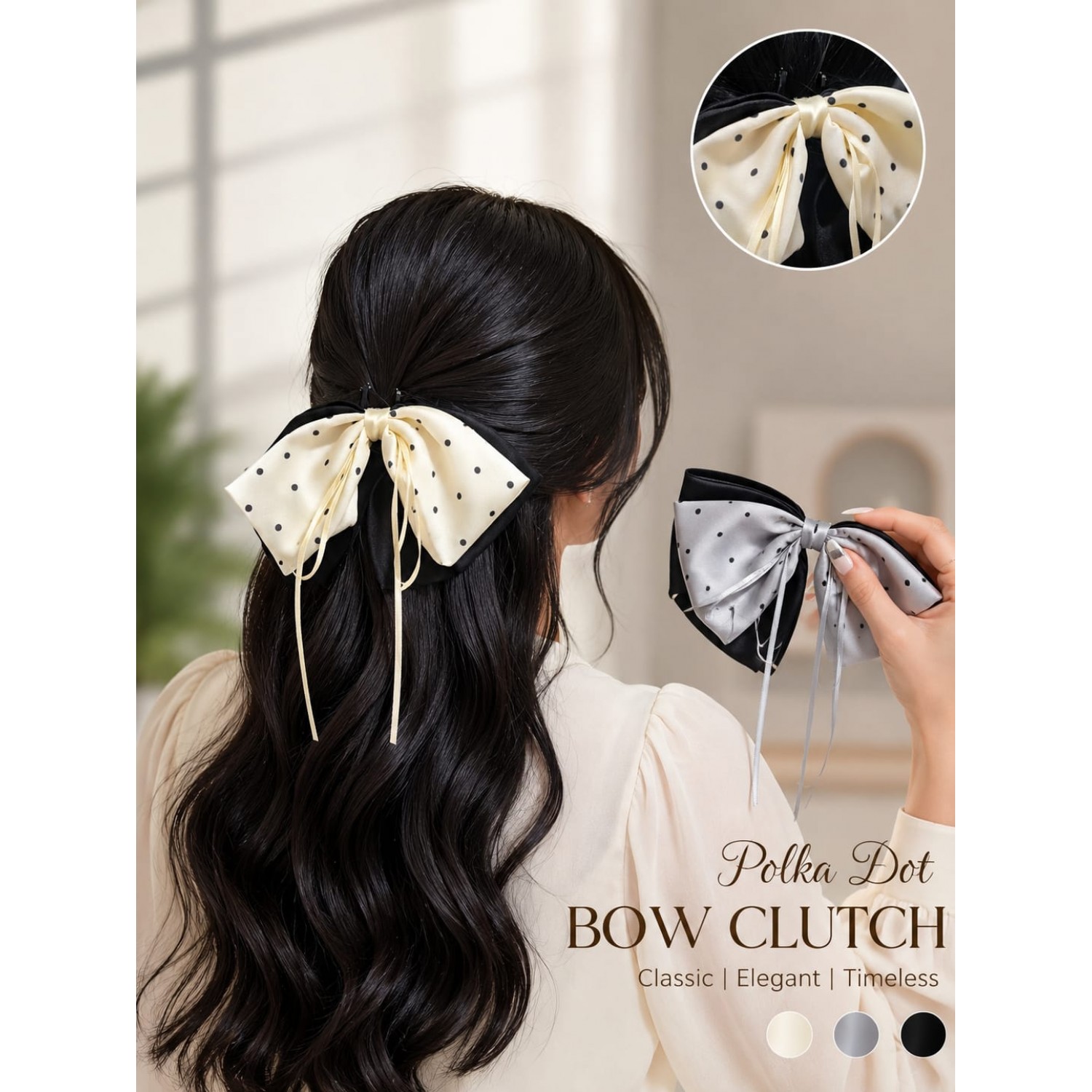 Fashion Alley 6 Cm Hair Claw For Women Pack Of 12 Pc