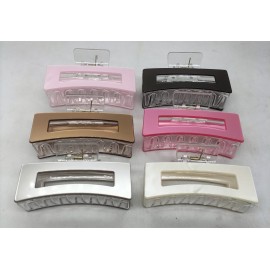 Fashion Alley 9 CM Hair Claw For Women Pack Of 12