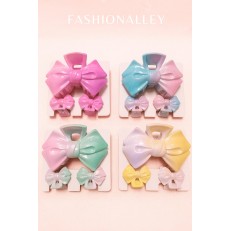 Fashion Alley 9 Cm Hair Claw For Women Pack Of 6 Card Set