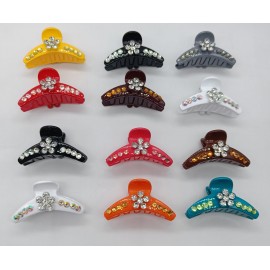 Fashion Alley 6cm Made in Korea Hair Claw For Women [Pack Of 12]