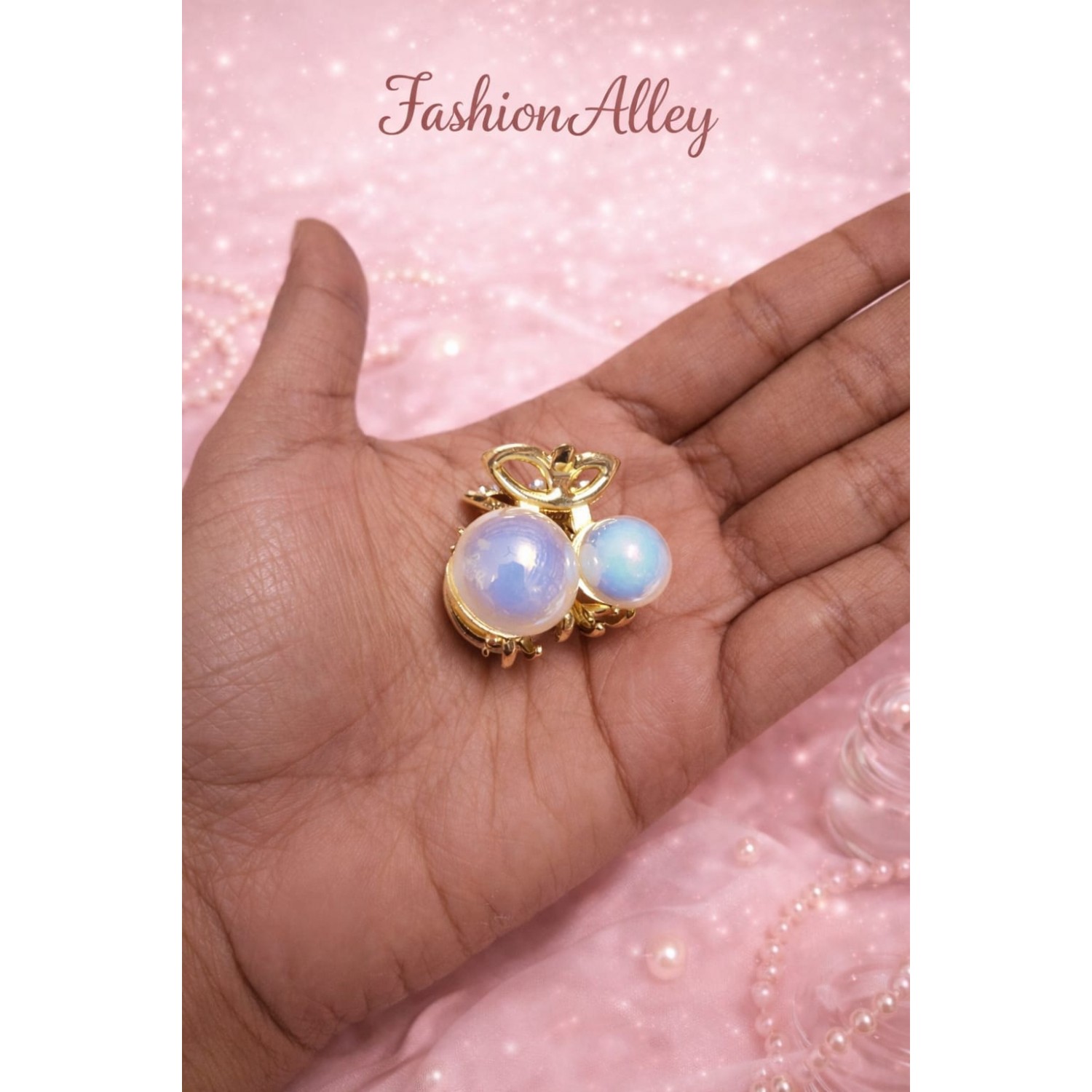 Fashion Alley 3 Cm Cherry Shape Hair Claw For Women Pack Of 12