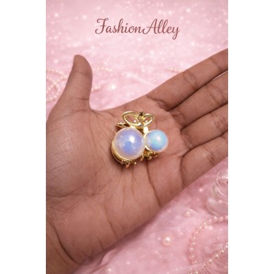 Fashion Alley 3 Cm Cherry Shape Hair Claw For Women Pack Of 12