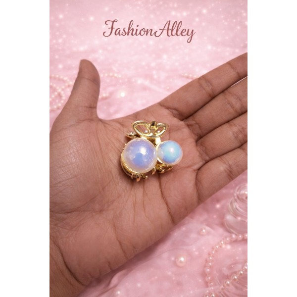 Fashion Alley 3 Cm Cherry Shape Hair Claw For Women Pack Of 12