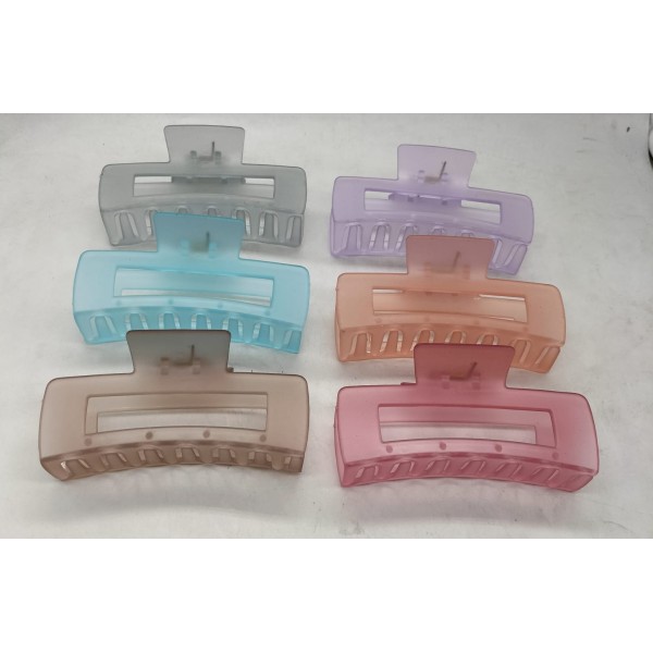 Fashion Alley 10 Cm Matt Hair Claw For Women Pack Of 12