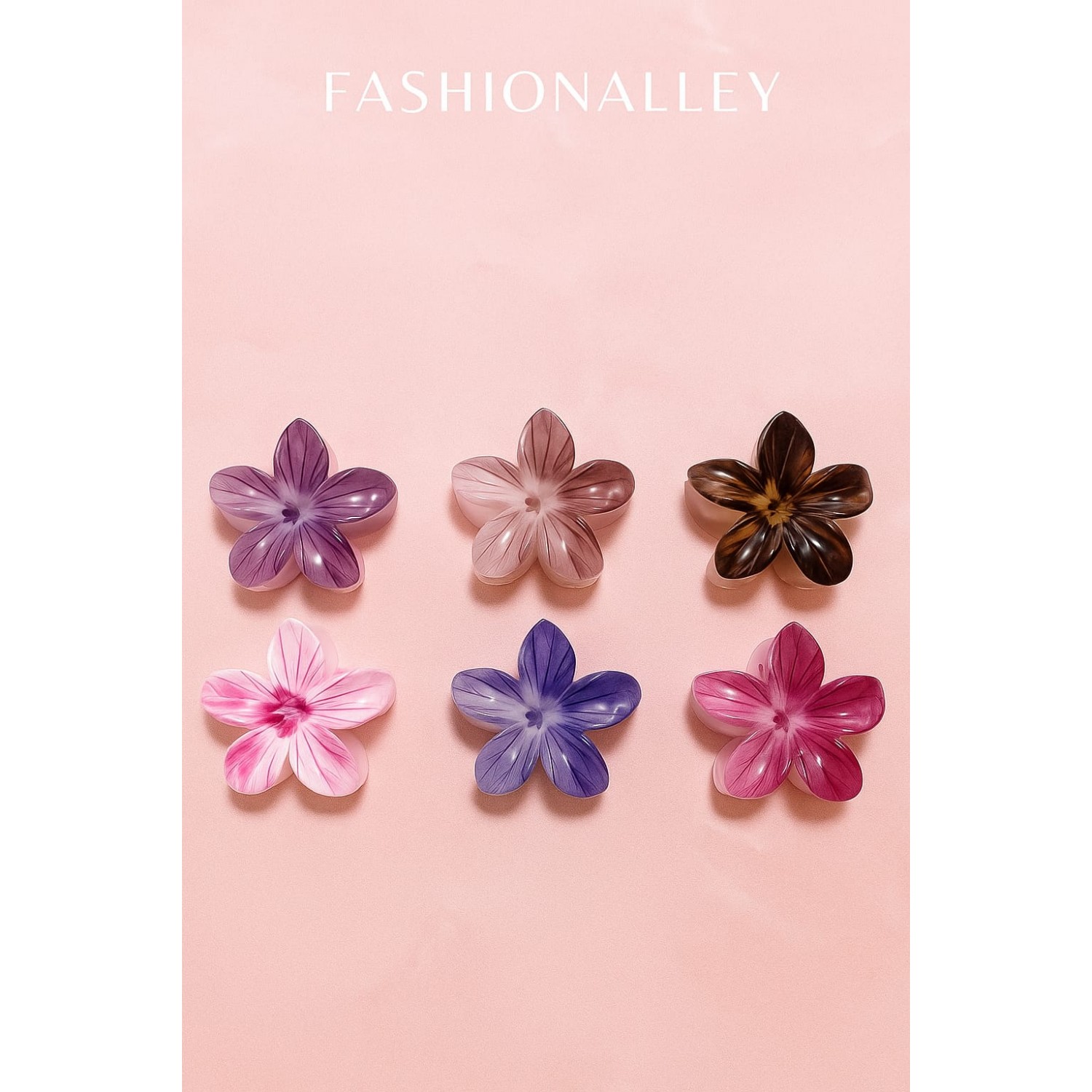 Fashion Alley 8 Cm Hair Claw For Women Pack Of 12 Pc Fashion Alley 8 Cm Hair Claw For Women Pack Of 12 Pc