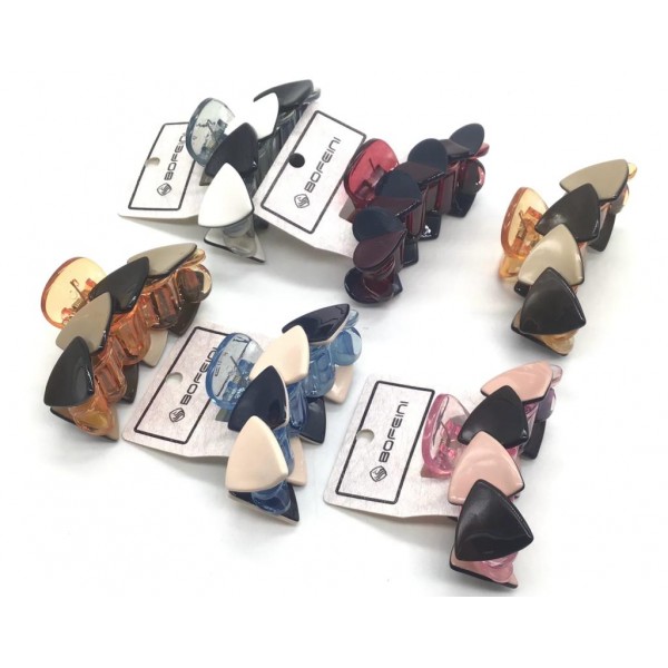 Fashion Alley Assorted Styles Hair Claw [Pack Of 12]