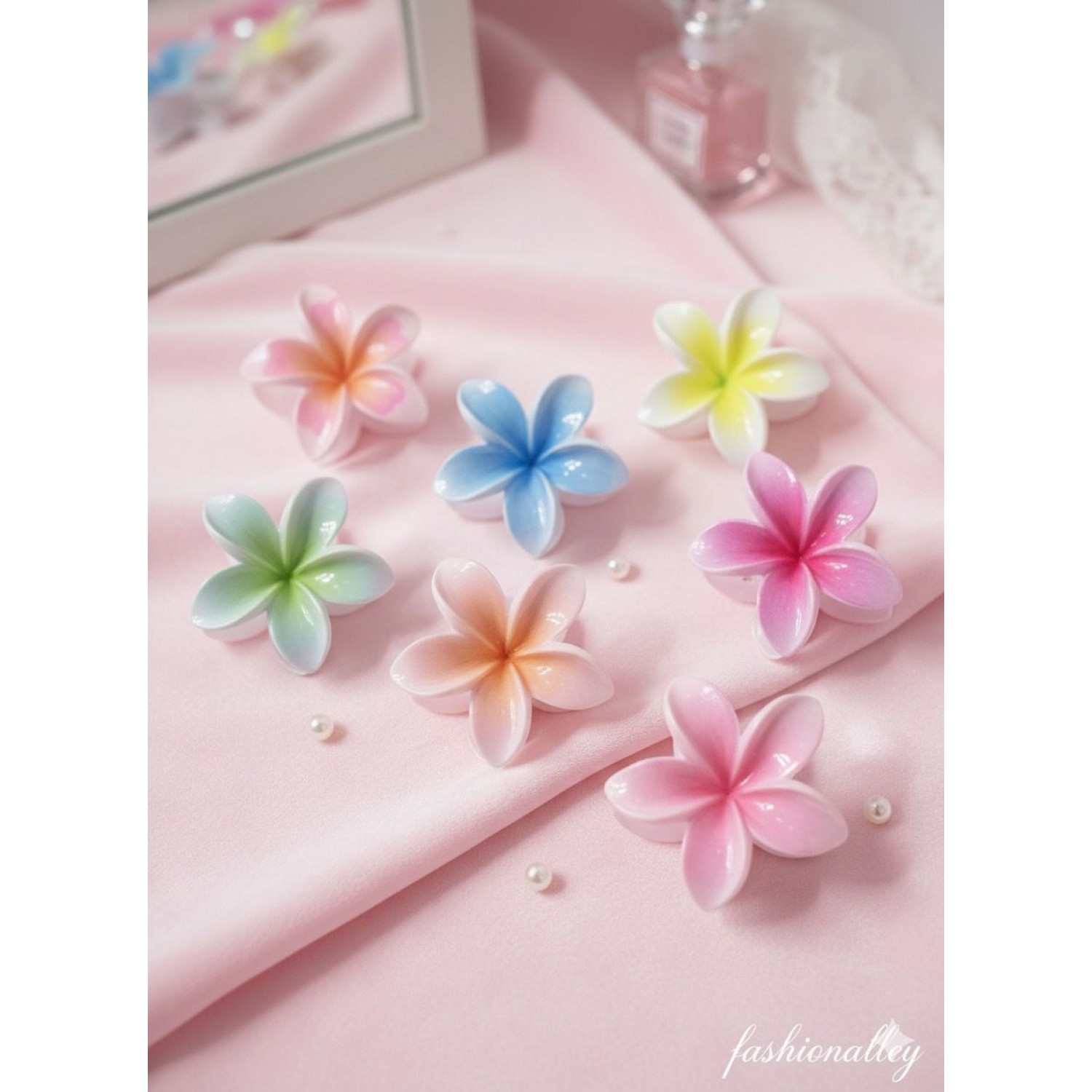 Fashion Alley 8 Cm Hair Claw For Women Pack Of 12 Pc