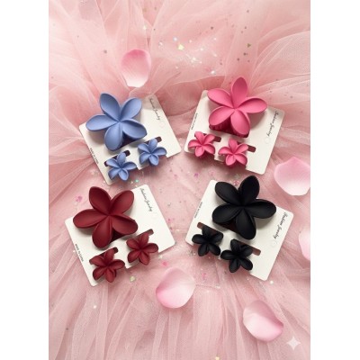 Fashion Alley 8 Cm Matt Hair Claw For Women Pack Of 36 Pc