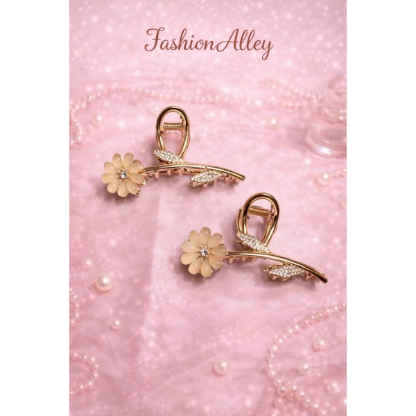 Fashion Alley 9 Cm Metal Hair Claw For Women Pack Of 12 Pc