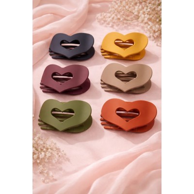 Fashion Alley 9.5 Cm Matt Hair Claw For Women Pack Of 12