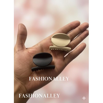 Fashion Alley 4 Cm Matt Hair Claw For Women Pack Of 12 Pc