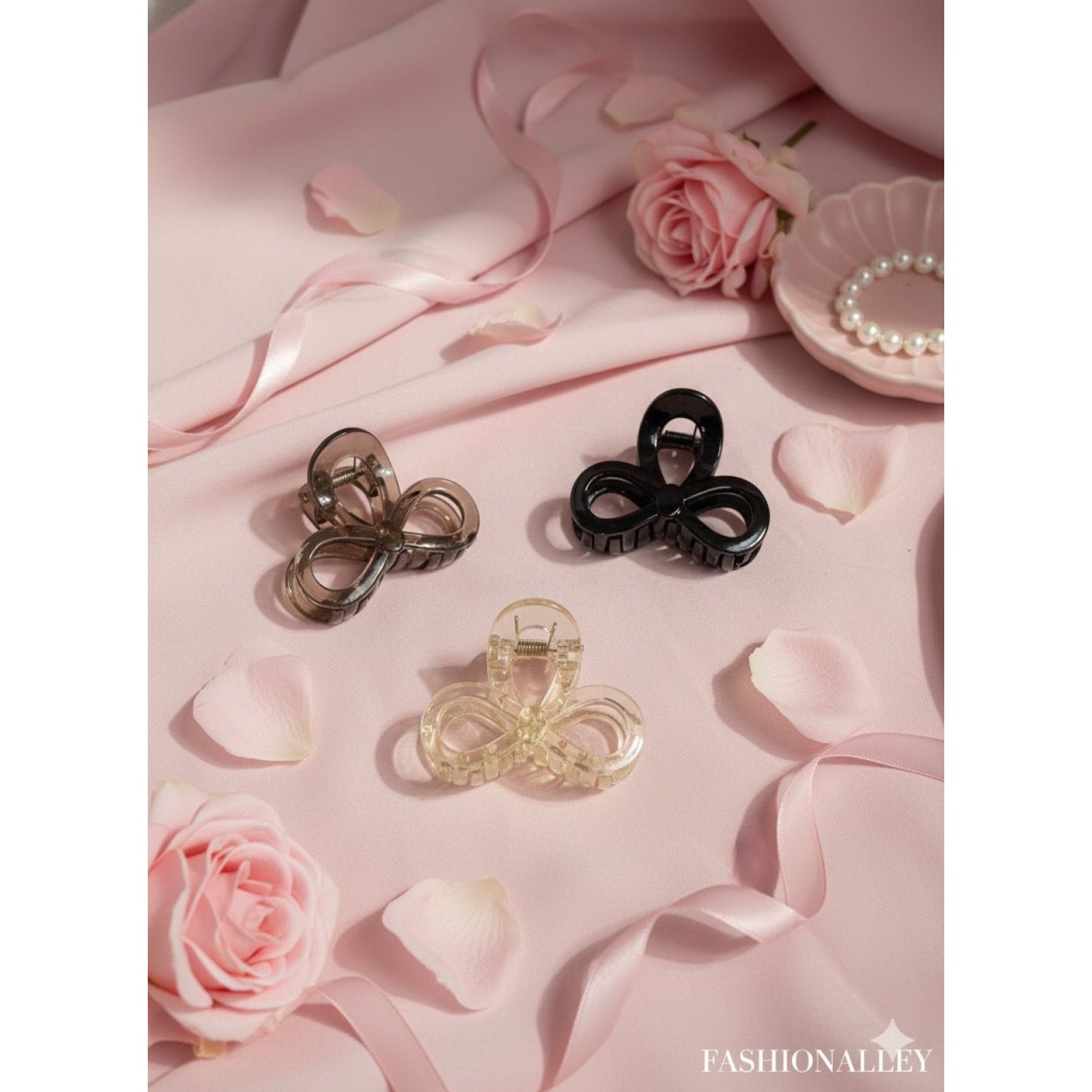 Fashion Alley 5 Cm Hair Claw For Women Pack Of 12 Pc