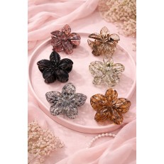 Fashion Alley 7 Cm Hair Claw For Women Pack Of 12 Pc