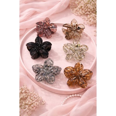 Fashion Alley 7 Cm Hair Claw For Women Pack Of 12 Pc