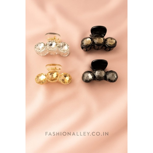 Fashion Alley 5 Cm Hair Claw For Women Pack Of 12 Pc