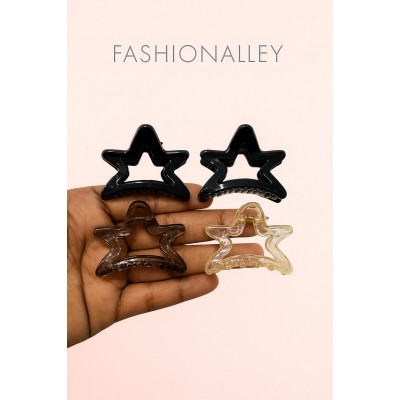 Fashion Alley 5 Cm Hair Claw For Women Pack Of 12 Pc