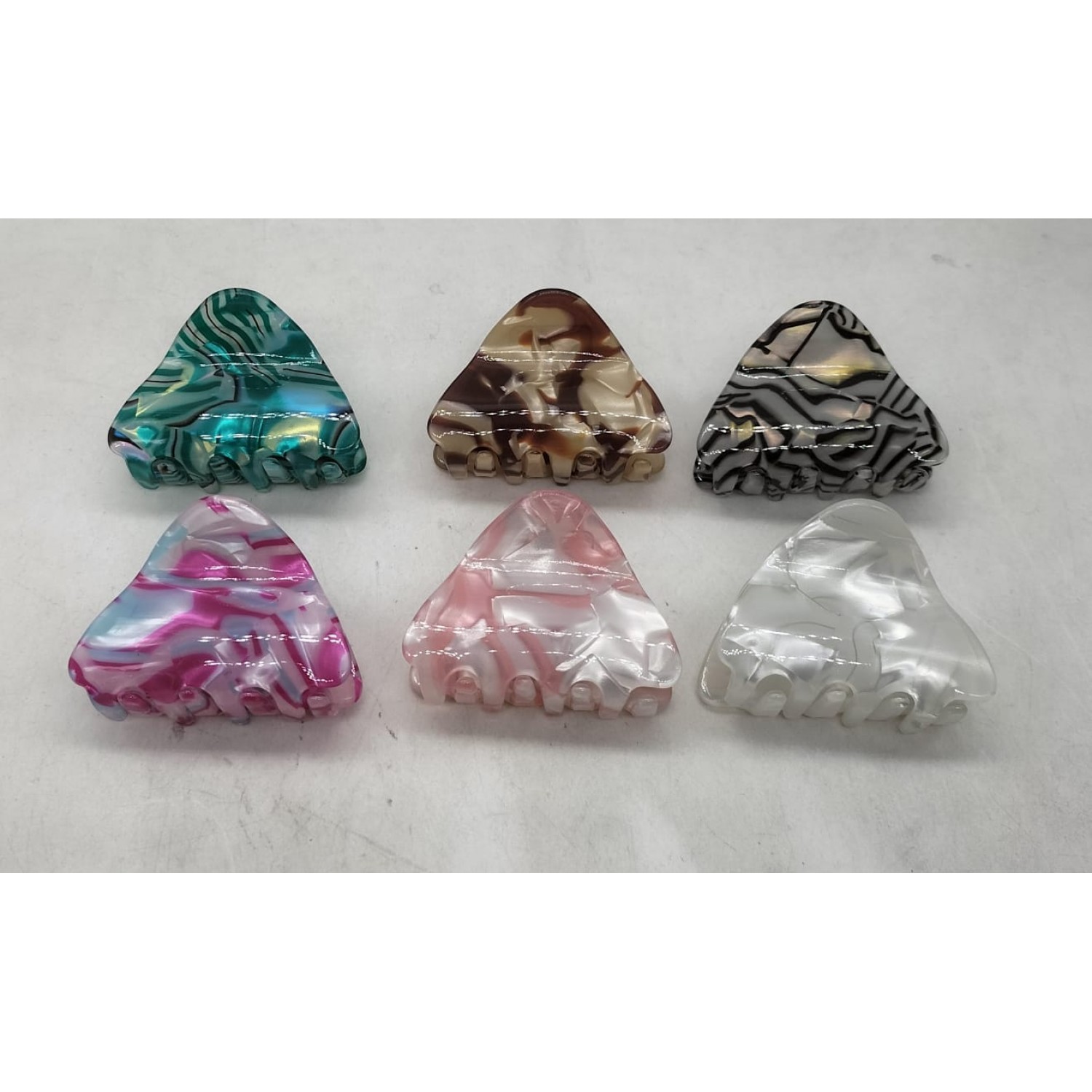 Fashion Alley 4.5 Cm Hair Claw For Women Pack Of 12 Pc