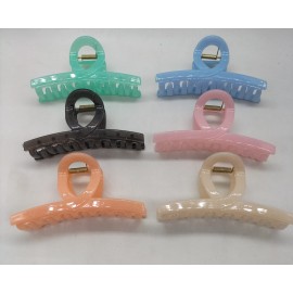 Fashion Alley 10.5 Cm Hair Claw For Women [Pack Of 12]