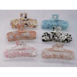 Fashion Alley 9 CM Hair Claw For Women Pack Of 12