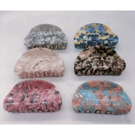Fashion Alley 9 CM Hair Claw For Women Pack Of 12