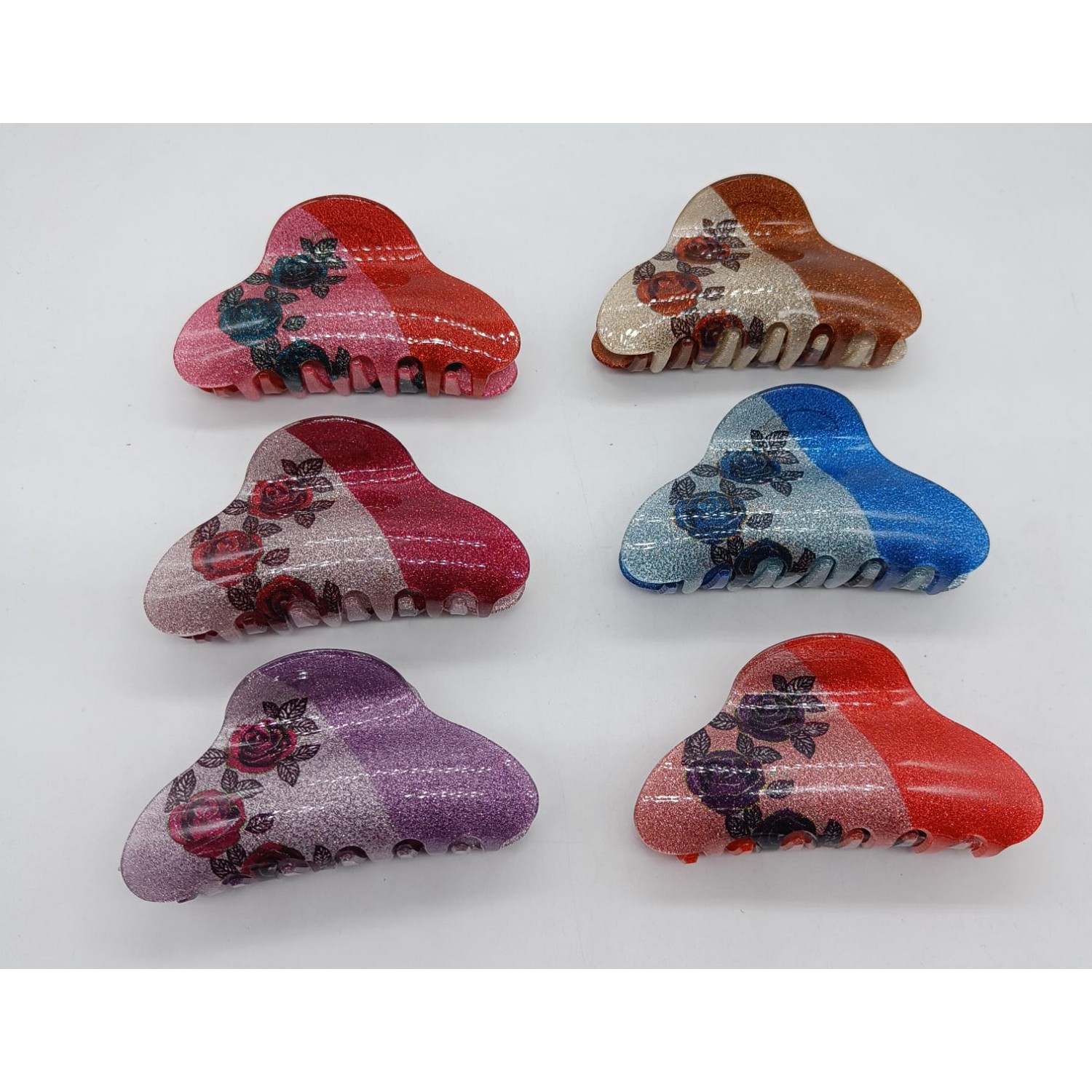 Fashion Alley 9 Cm Assorted Style Hair Claw For Women Pack Of 12 Fashion Alley 9 Cm Assorted Style Hair Claw For Women Pack Of 12