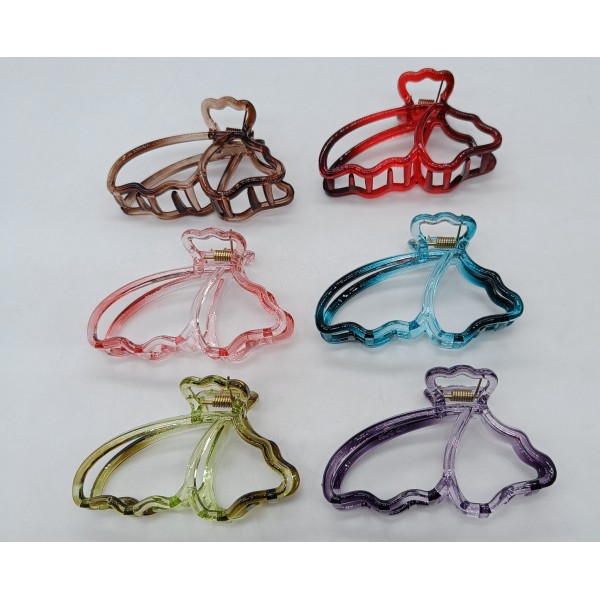  Fashion Alley 8.5 Cm Hair Claw For Women [Pack Of 12]