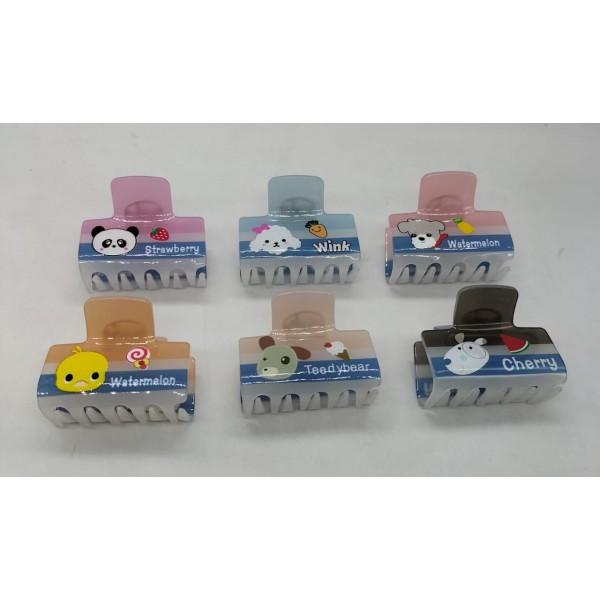 Fashion Alley 5.5 Cm Hair Claw For Women [Pack Of 12]