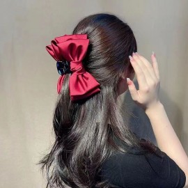 Fashion Alley 18 Cm Bow Hair Claw For Women Pack Of 12
