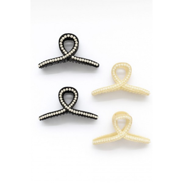 Fashion Alley 13 Cm Hair Claw For Women Pack Of 12 Pc