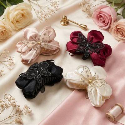 Fashion Alley 12 Cm Hair Claw For Women Pack Of 12 Pc
