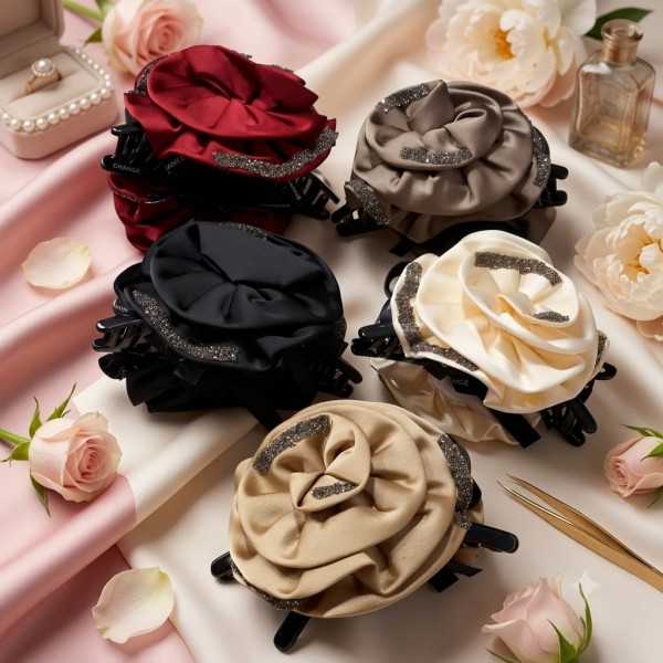 Fashion Alley 12 Cm Hair Claw For Women Pack Of 12 Pc