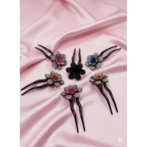 Fashion Alley 13 Cm Crow Clip For Women Pack Of 12 Pc