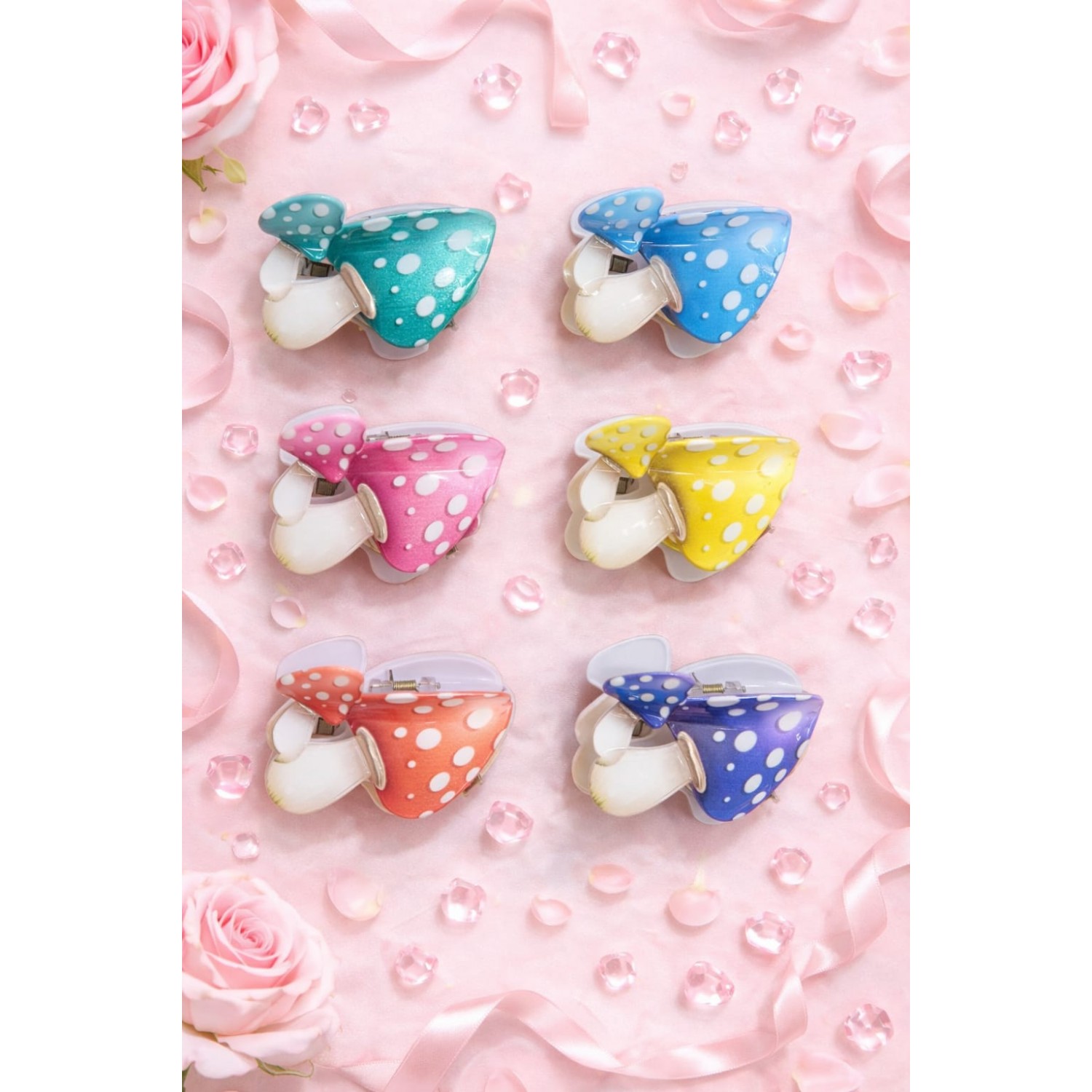 Fashion Alley 8 Cm Hair Claw For Women Pack Of 12 Pc