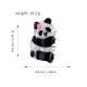 Fashion Alley 8 Cm Panda Design Hair Claw For Women Pack Of 12 Pc