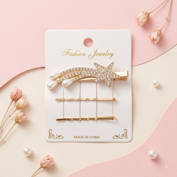 Fashion Alley Metal Hair Pin For Women Pack Of 12 Card Fashion Alley Metal Hair Pin For Women Pack Of 12 Card