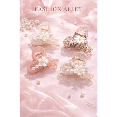 Fashion Alley 9 CM Matt Hair Claw For Women Pack Of 12 Pc