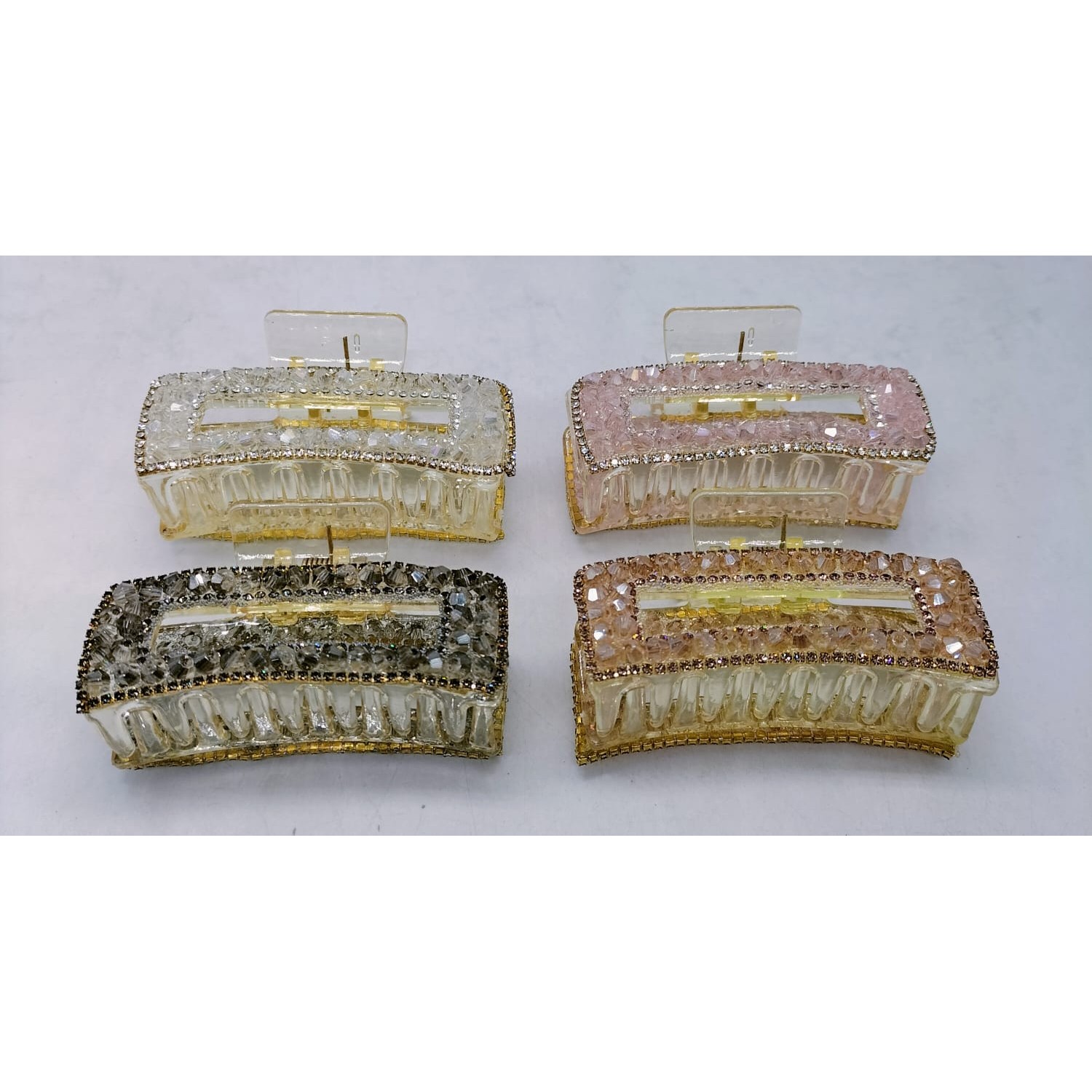 Fashion Alley 7.5 Cm Hair Claw For Women Pack Of 12 Fashion Alley 7.5 Cm Hair Claw For Women Pack Of 12