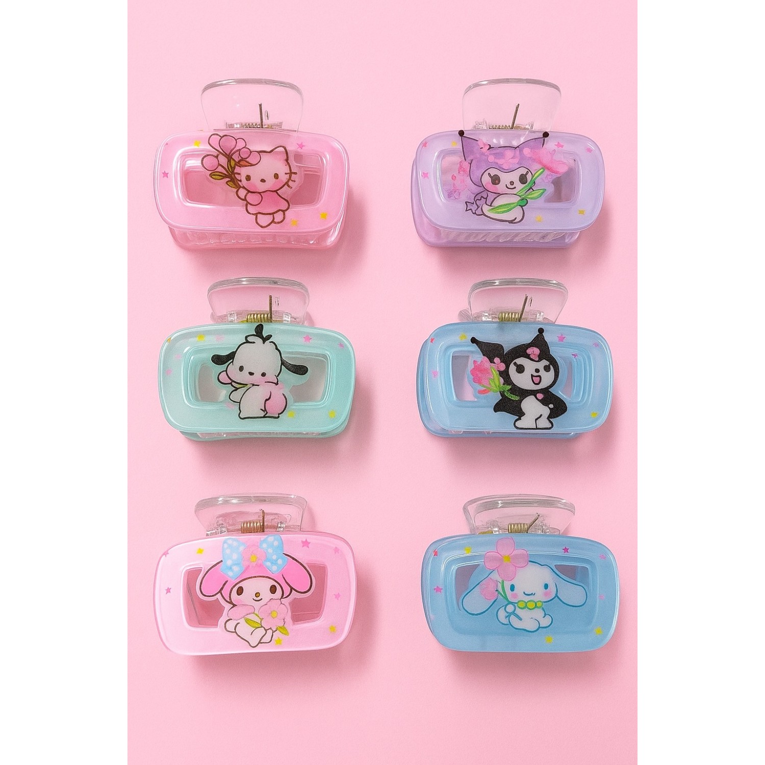 Fashion Alley 5.5 Cm Hair Claw For Women Pack Of 12 Pc 