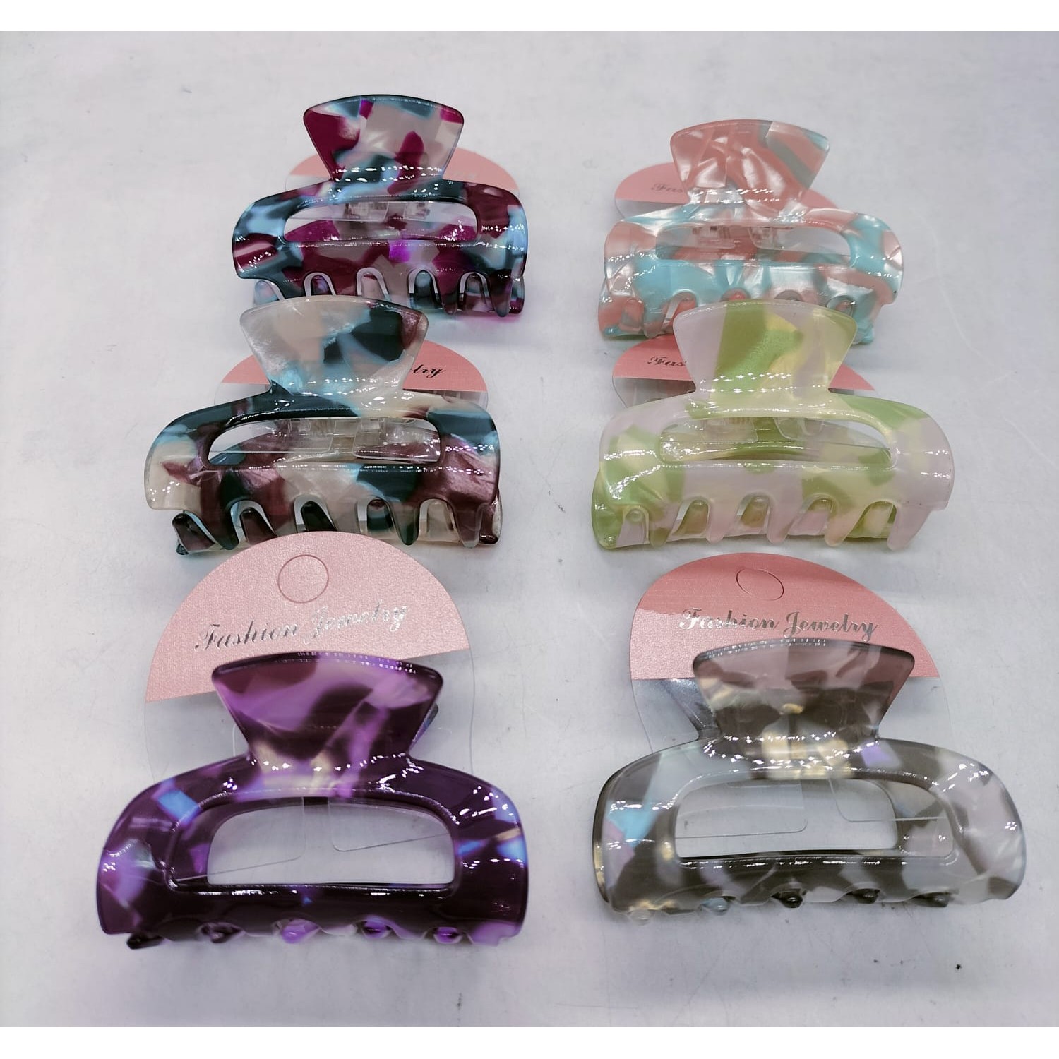 Fashion Alley 6.5 Cm Hair Claw For Women Pack Of 12 Fashion Alley 6.5 Cm Hair Claw For Women Pack Of 12