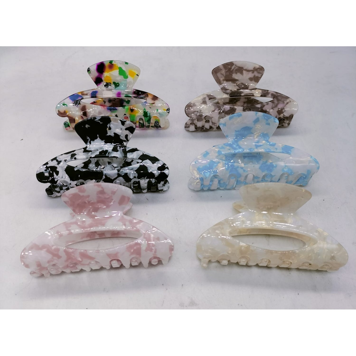 Fashion Alley 9 CM Hair Claw For Women Pack Of 12 Fashion Alley 9 CM Hair Claw For Women Pack Of 12