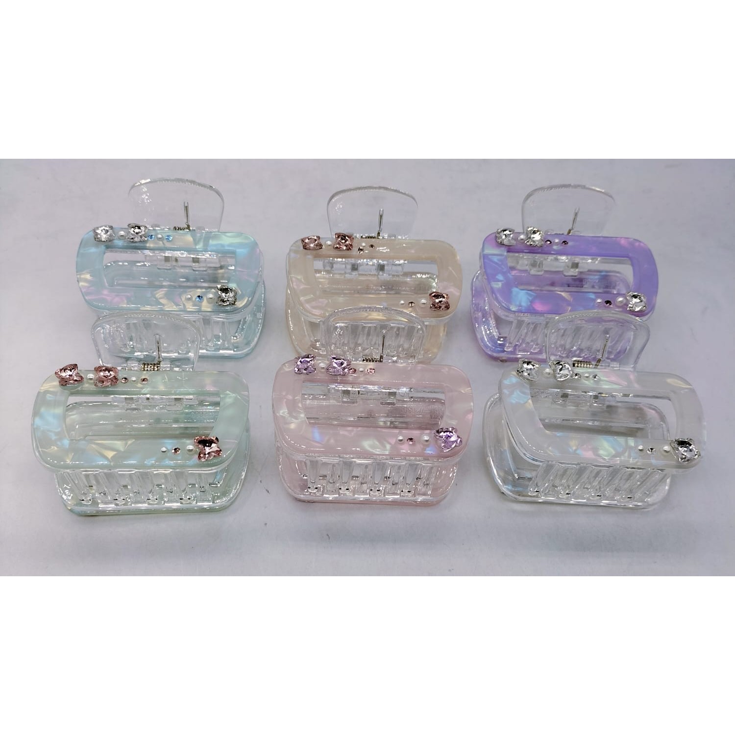 Bofeini 6.5 Cm Hair Claw For Women Pack Of 12 Bofeini 6.5 Cm Hair Claw For Women Pack Of 12