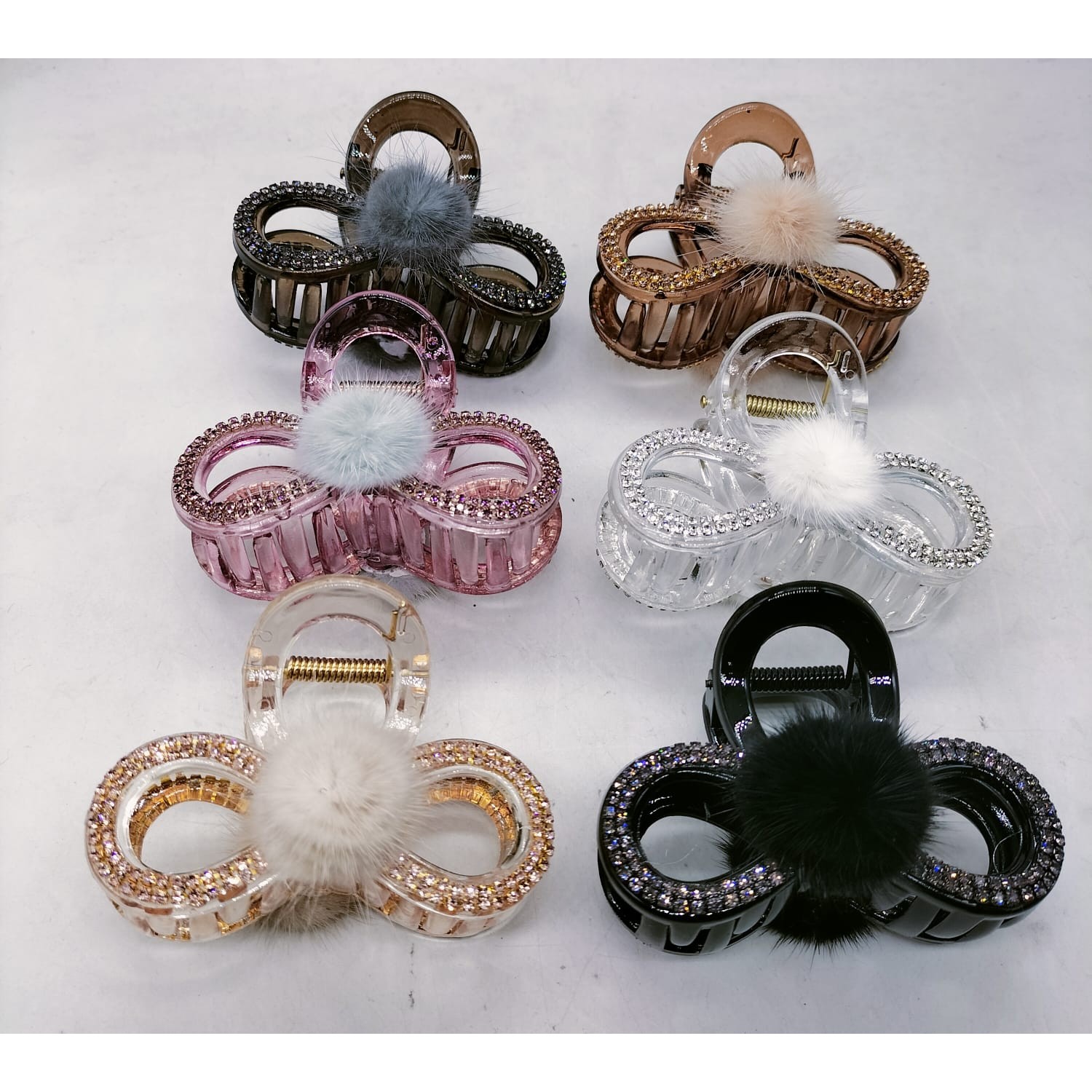 Fashion Alley 8 Cm Hair Claw For Women Pack Of 12 Pc Fashion Alley 8 Cm Hair Claw For Women Pack Of 12 Pc